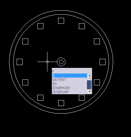 CAD定數等分畫鐘表教程