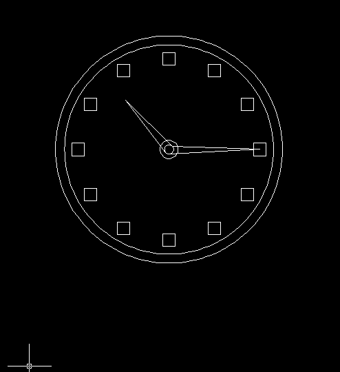 CAD定數等分畫鐘表教程