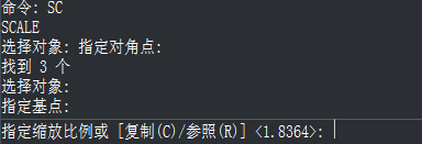 CAD中不計算比例值如何根據距離直接快速縮放