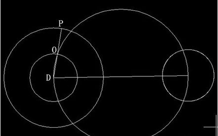 CAD如何畫兩個圓的外切線
