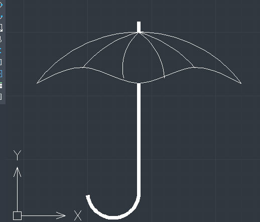 用CAD繪制雨傘的詳細教程