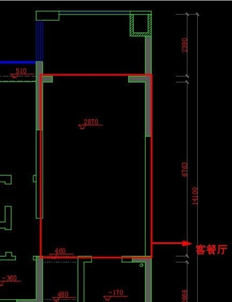 CAD客餐廳吊頂畫(huà)法