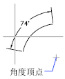 CAD中創建角度標注命令（DIMANGULAR）的圖文教程