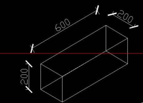 CAD使用斜二測(cè)方法繪制長(zhǎng)方體的妙用