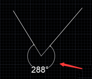 CAD中如何標(biāo)注較大的角度？