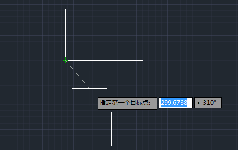 CAD兩個圖形縮放對齊的方法